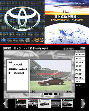 TOYOTA 50th ANNIVERSARY CD-ROM